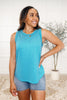 Thread Theory Round Neck Tank in Teal