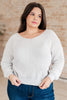 Told You So Ribbed Knit V Neck Sweater