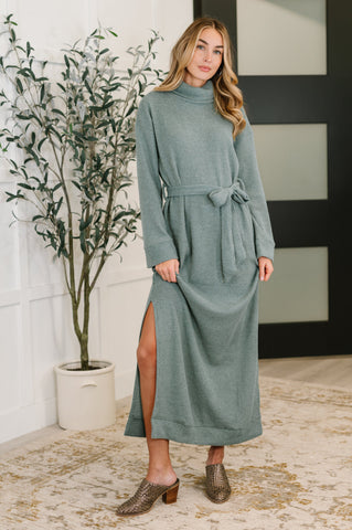 No More Grey Skies Maxi Dress
