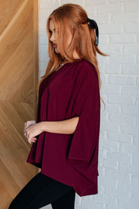 Universal Philosophy Blouse in Wine - SALE