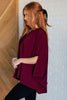 Universal Philosophy Blouse in Wine - SALE