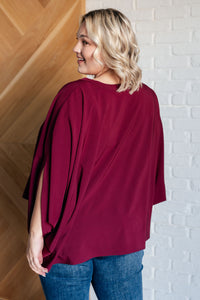 Universal Philosophy Blouse in Wine - SALE