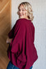 Universal Philosophy Blouse in Wine - SALE