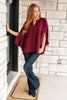 Universal Philosophy Blouse in Wine - SALE
