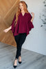 Universal Philosophy Blouse in Wine - SALE