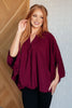 Universal Philosophy Blouse in Wine - SALE