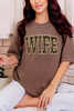 Wife Camo Tee or Sweatshirt