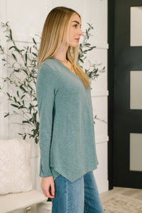 Wind off the Sea V-Neck Relaxed Top