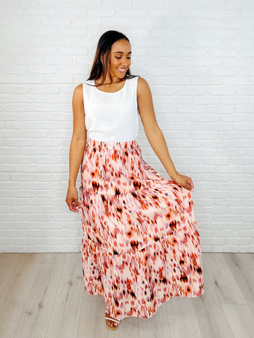 Pinkies Up Knit Top in White