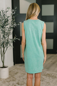 Your Attention Mineral Wash T-Shirt Dress