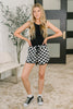 Your Move Checkered Shorts