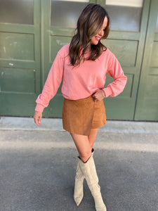 Bow Back Sweatshirt in Three Colors