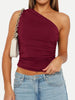 Ruched One Shoulder Tank