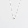 Initial Necklace Silver
