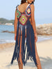 Fringe Spaghetti Strap Cover-Up