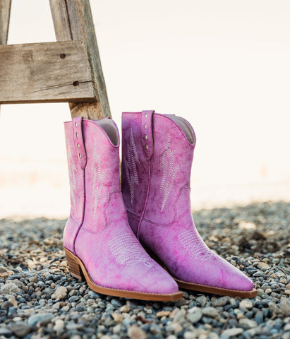 Kickin' Booties in Burgundy