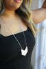 Chevron Necklace & Earrings Set