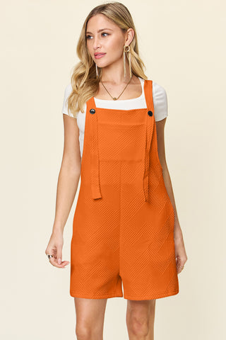 Spaghetti Strap Romper with Pockets