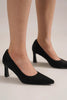 Beast Fashion Faux Suede Point Toe Pumps