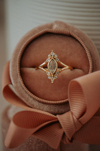 Lilou Marquise Cut Rose Gold Ring