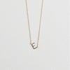 Initial Necklace In Gold