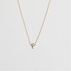 Initial Necklace In Gold