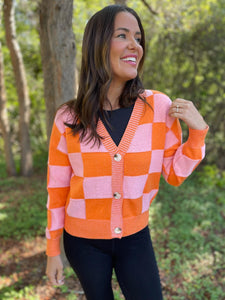 PREORDER: All My Life Checkered Cardigan in Three Colors