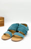 Fringe Star Sandal in Teal