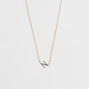 Initial Necklace In Gold
