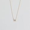 Initial Necklace In Gold