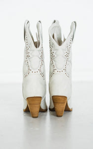 Houston Western Boots in White