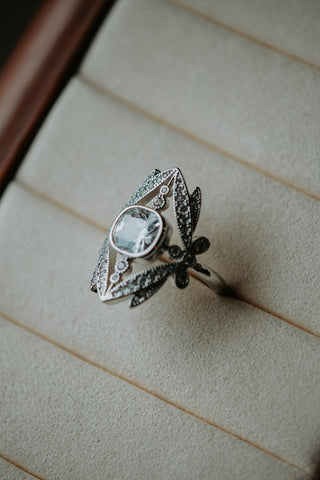 Milla Two-Stone Rose Gold Ring
