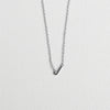 Initial Necklace Silver