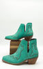 Kickin' Booties in Turquoise Suede