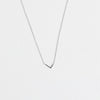 Initial Necklace Silver