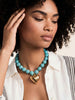 Luck and Love Turquoise Heart Necklace
