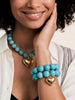 Luck and Love Turquoise Heart Bracelet Set