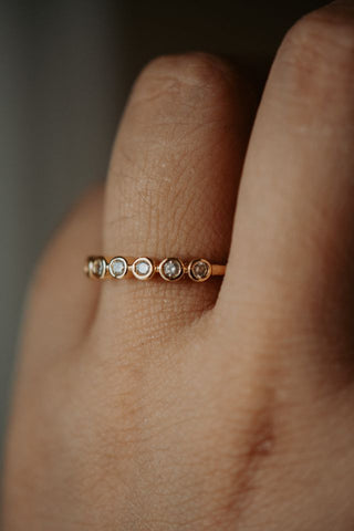 925 Sterling Silver Inlaid Zircon Ring