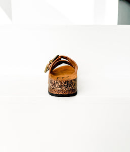 Morgana Western Sandal in Tan