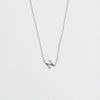 Initial Necklace Silver