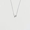 Initial Necklace Silver