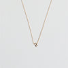 Initial Necklace In Gold