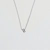 Initial Necklace Silver