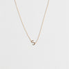 Initial Necklace In Gold