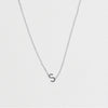 Initial Necklace Silver