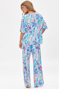 Dear Scarlett Cabana Set in Aqua