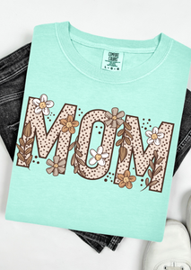 Boho Floral MOM Comfort Colors T-Shirt