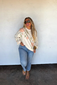 PREORDER- SPRING FLORAL PULLOVER