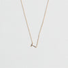 Initial Necklace In Gold