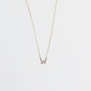 Initial Necklace In Gold